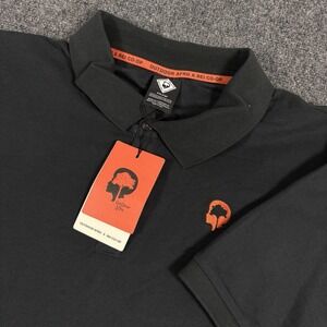 Outdoor Afro + Rei Co-op Polo Shirt Men's Size XXL Black Short Sleeve NWT